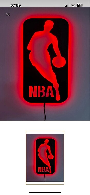 Işıklı nba spor levha