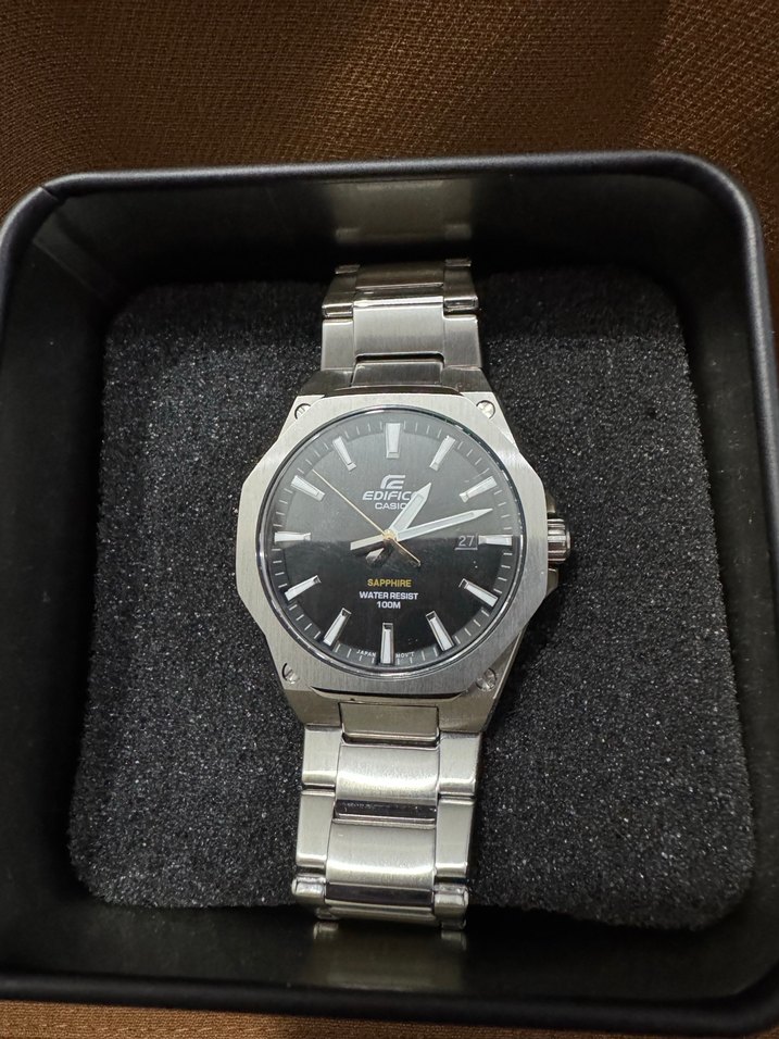 Edifice Siyah Klasik Erkek Kol Saati - Görsel 2