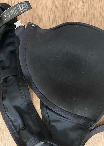 Önü Kapatmalı Siyah Minimalist Sütyen - Görsel 7