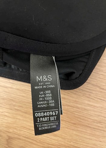 Önü Kapatmalı Siyah Minimalist Sütyen - Görsel 6