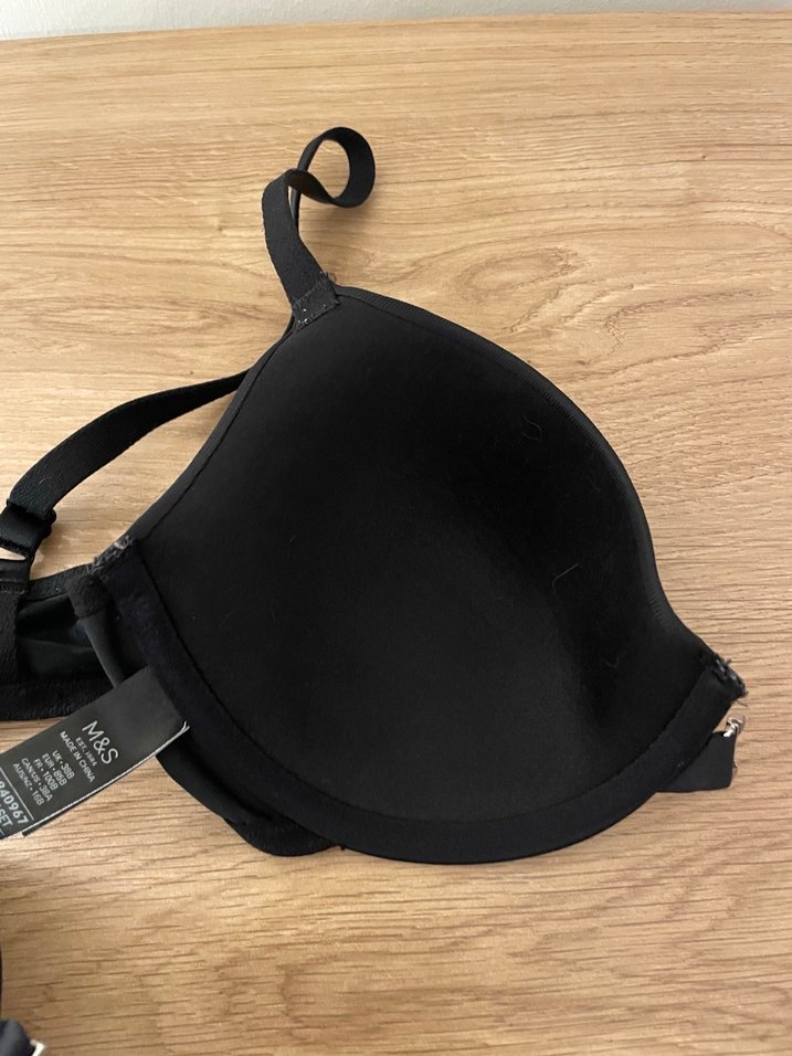 Önü Kapatmalı Siyah Minimalist Sütyen - Görsel 5