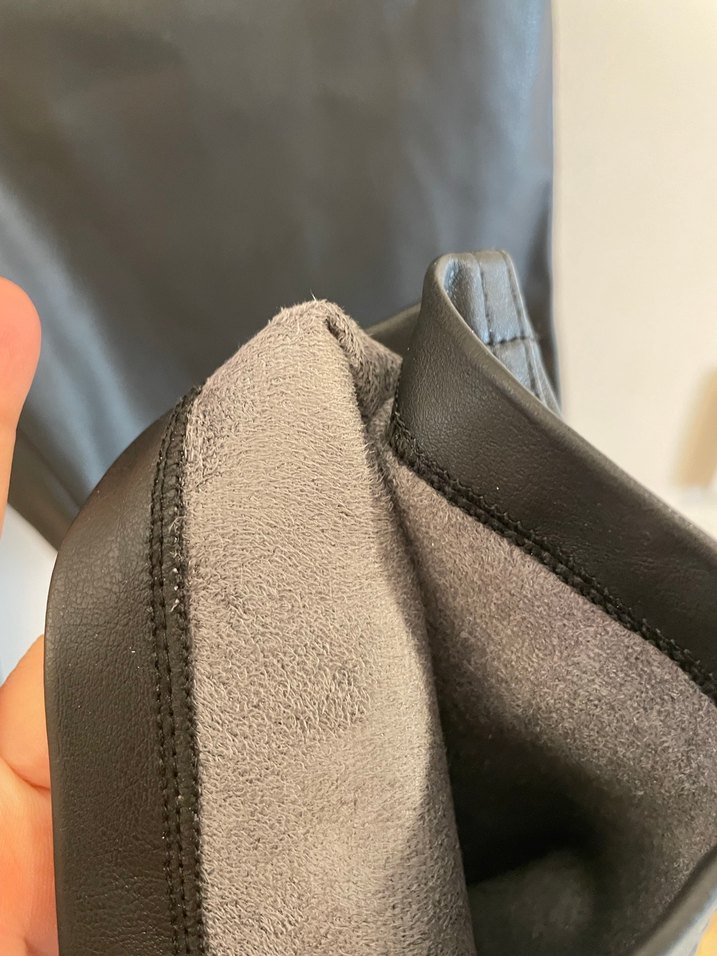 Siyah Deri Kadın Pantolon - Görsel 3