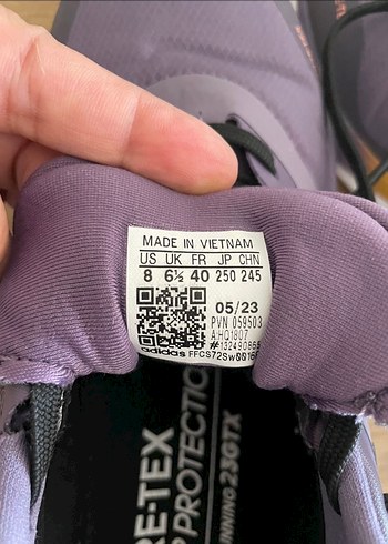 Mor Kadın Spor Ayakkabı GORE-TEX Özellikli - Görsel 5