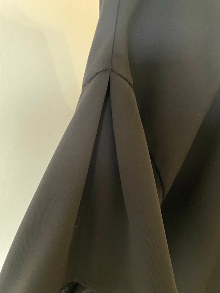 Siyah Yüksek Yakalı Kadın Elbise - Görsel 3