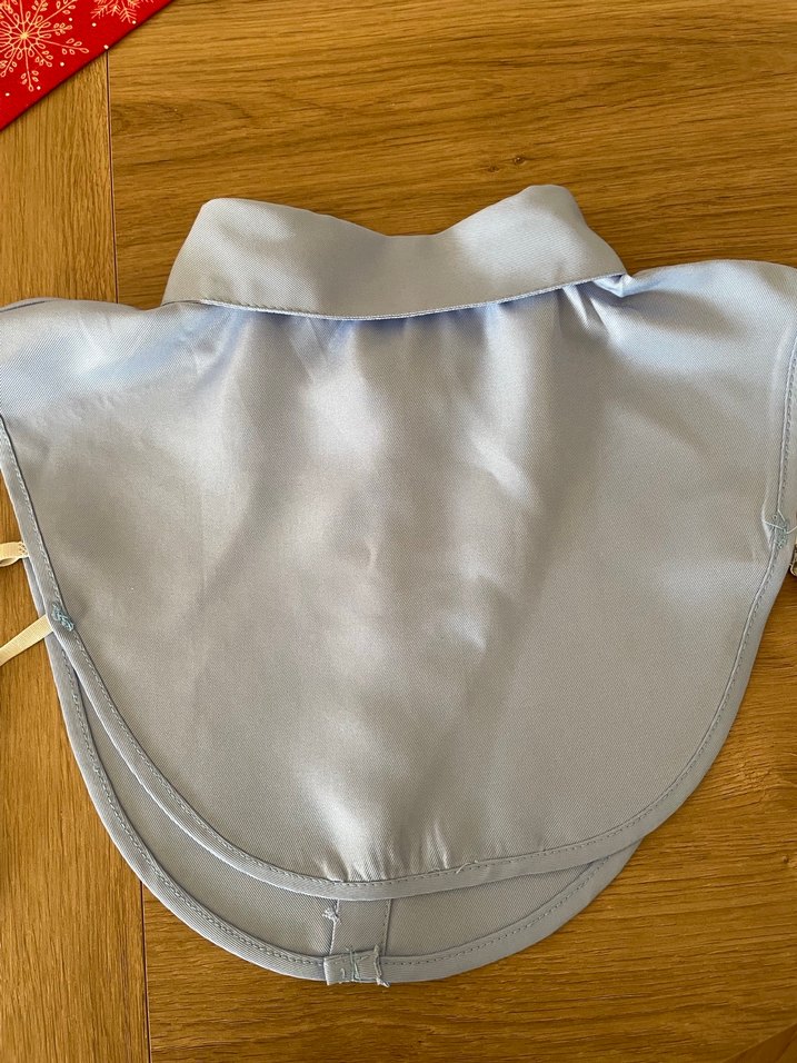 Mavi Düğmeli kazak için yaka - Görsel 4