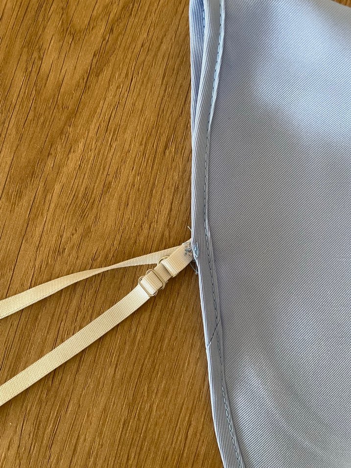 Mavi Düğmeli kazak için yaka - Görsel 3