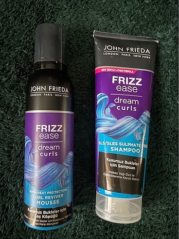 John Frieda saç köpüğü+ şampuan