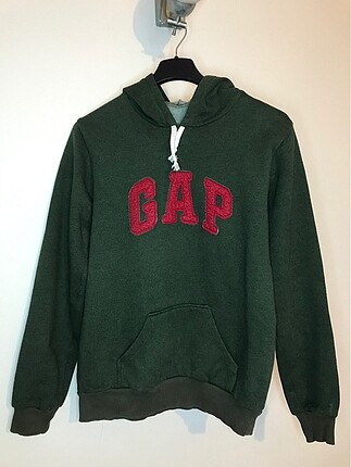 GAP yeşil kapişonlu sweatshirt