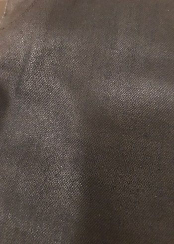 Deri görünümlü erkek jean - Görsel 2