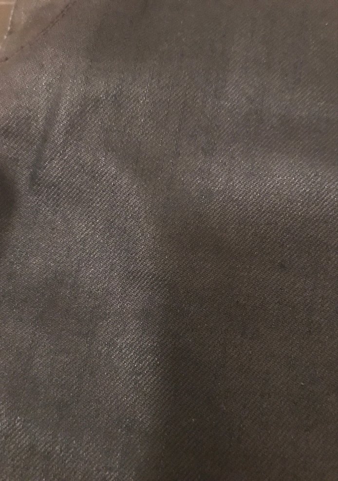 Deri görünümlü erkek jean - Görsel 2