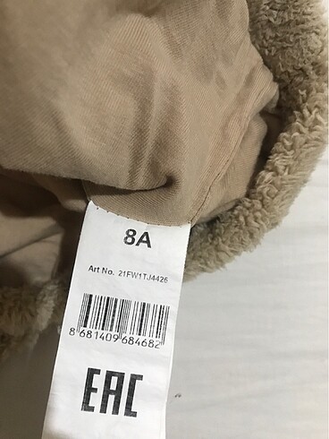 8 Yaş Beden Tyess kız çocuk polar