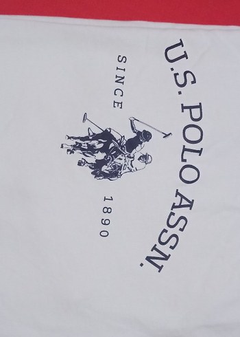 U.S. Polo Assn. Beyaz Erkek Tişört