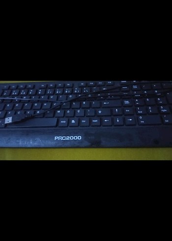 Siyah PRG2000 Kablolu Klavye(Bozuk) - Görsel 4