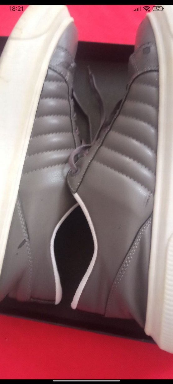 Gri Bağcıklı Erkek Spor Ayakkabı - Görsel 2