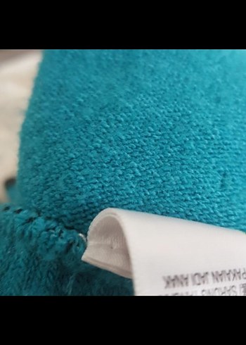 Turkuaz Örgü Kız Eldiveni - Görsel 5