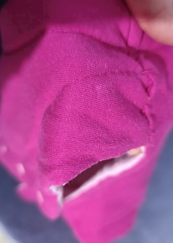 Kız Çocuk Pembe Düğmeli Yelek - Görsel 11