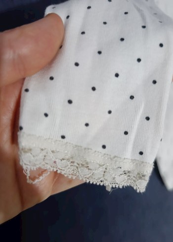 Kız Çocuk Uzun Kollu Beyaz Tişört - Görsel 6