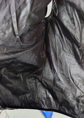 Erkek Mavi Kapüşonlu Fermuarlı Yelek - Görsel 9