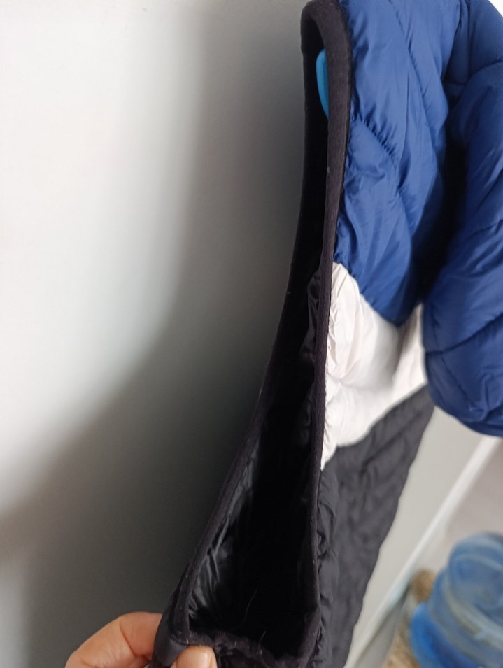 Erkek Mavi Kapüşonlu Fermuarlı Yelek - Görsel 5