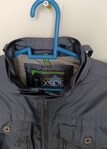 Erkek Lacivert Fermuarlı Sokak Stili Mont - Görsel 3