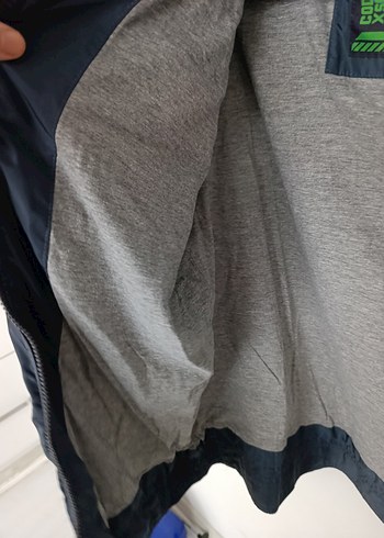 Erkek Lacivert Fermuarlı Sokak Stili Mont - Görsel 12