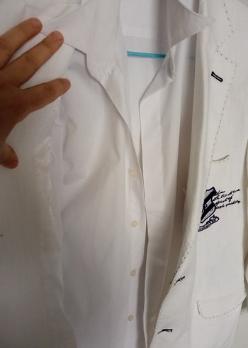 Erkek Çocuk Beyaz Ceketli Takım - Görsel 7