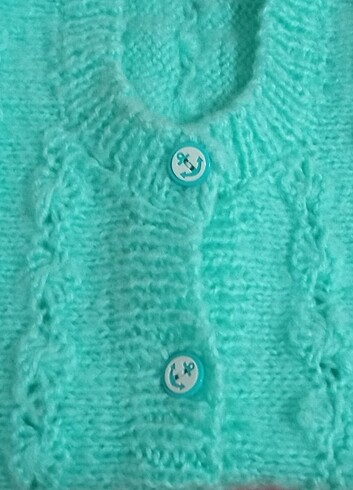 El Örgüsü Bebek Yelek - Görsel 7