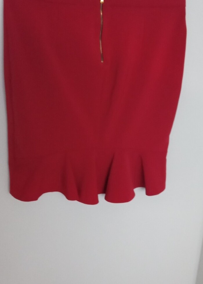 Zara Marka Likralı Kısa Etek - Görsel 2