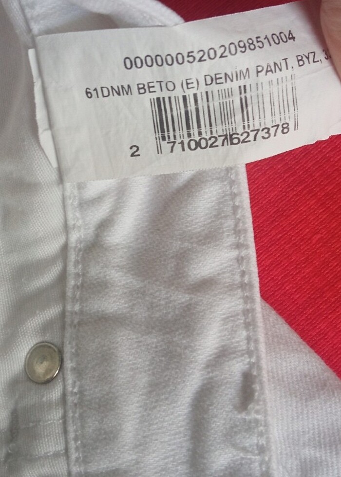 Beyaz Pantolon - Görsel 2