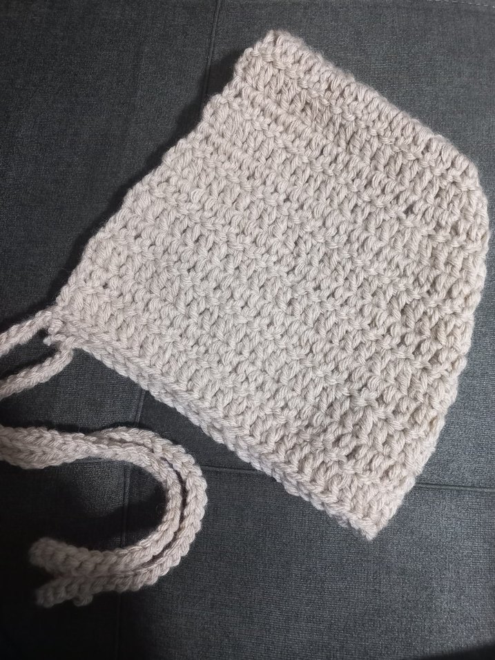 Bej Örgü Kadın Bere - Görsel 2