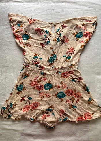 Çiçek Desenli Bohem Kadın Tulum - Görsel 3