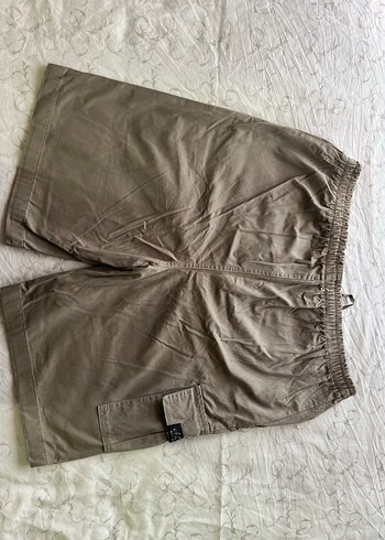 Haki Erkek Keten Şort - Görsel 2