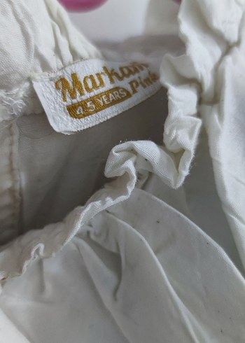 Kız Çocuk Siyah Fırfırlı Askılı Elbise - Görsel 3