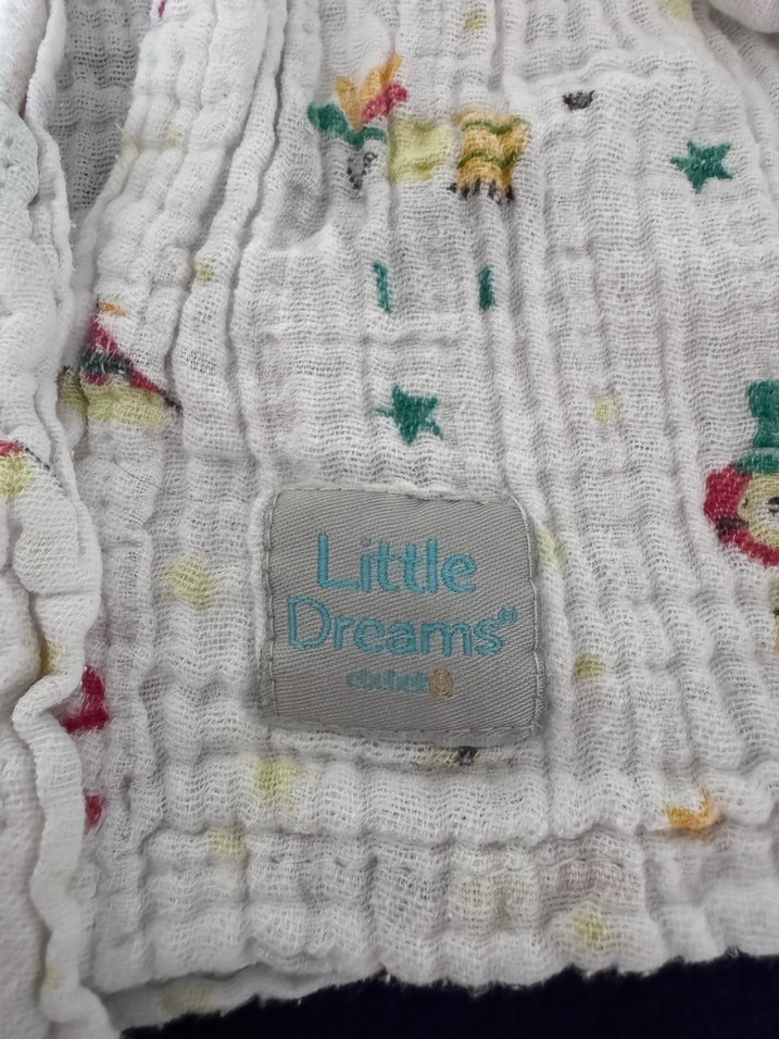 Çocuk Kapüşonlu Baskılı müslin Bornoz - Görsel 4