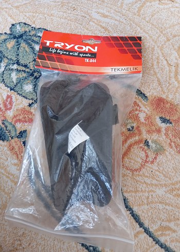 Tryon Siyah Motosiklet Dizlik Velcro Bantlı - Görsel 2