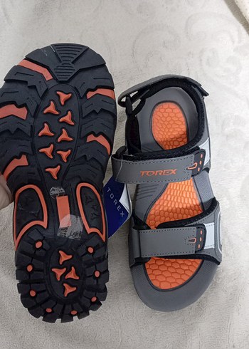 Gri Erkek Spor Bantlı Sandalet beden 37 - Görsel 2