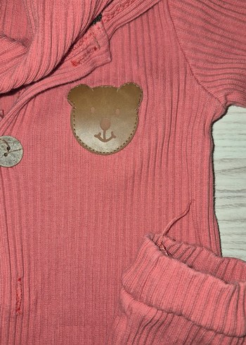 Düğmeli Ayıcık Tulum - Görsel 2