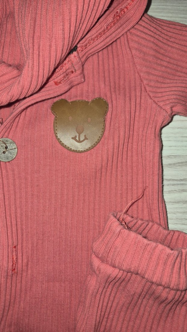 Düğmeli Ayıcık Tulum - Görsel 2