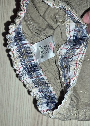 Gri bej Keten Tipi Bebek Pantolon - Görsel 4