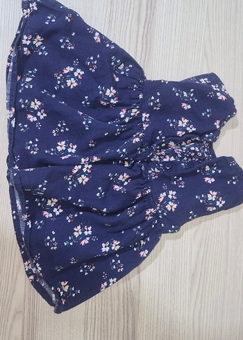 Uzun Kollu Renkli Çiçekli Kız Bebek Elbisesi - Görsel 5