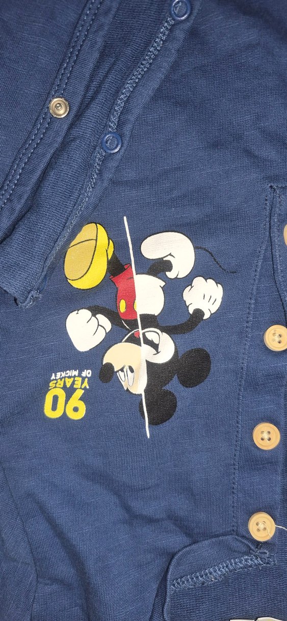 Erkek Çocuk Lacivert Baskılı Uzun Kollu Tulum - Görsel 4