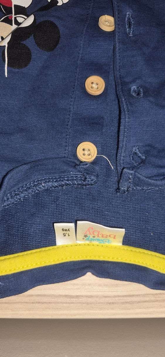 Erkek Çocuk Lacivert Baskılı Uzun Kollu Tulum - Görsel 3