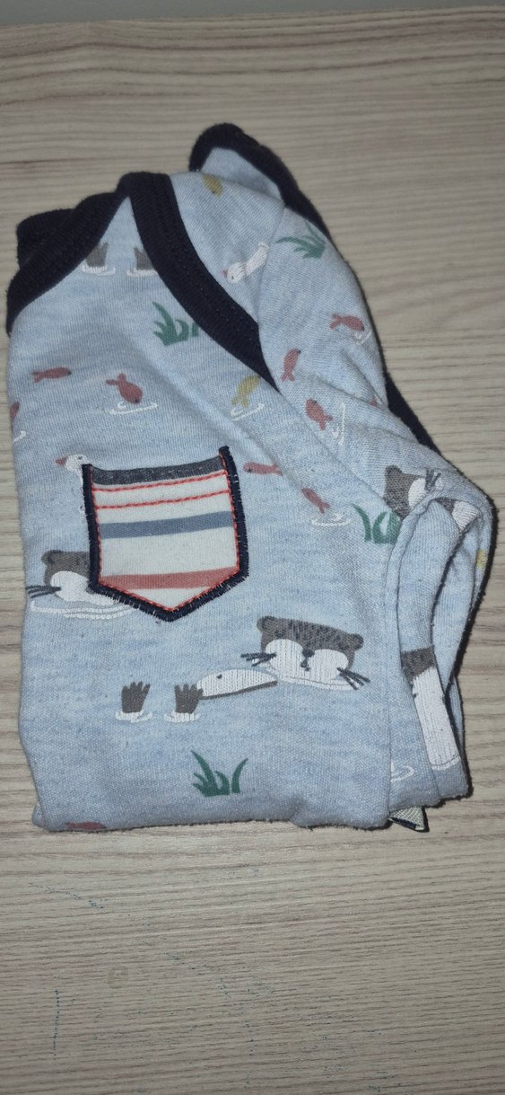 Desenli Uzun Kollu Bebek Body - Görsel 4