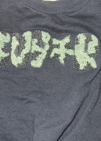 Erkek Bebek Siyah Baskılı Sweatshirt - Görsel 2