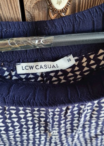 LC Waikiki Lacivert Bohem Kadın Pantolon