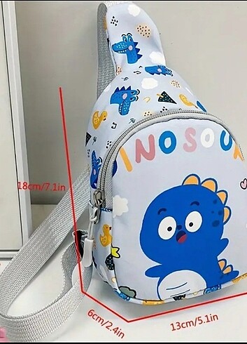  Mavi Dinazor Çapraz Çanta 