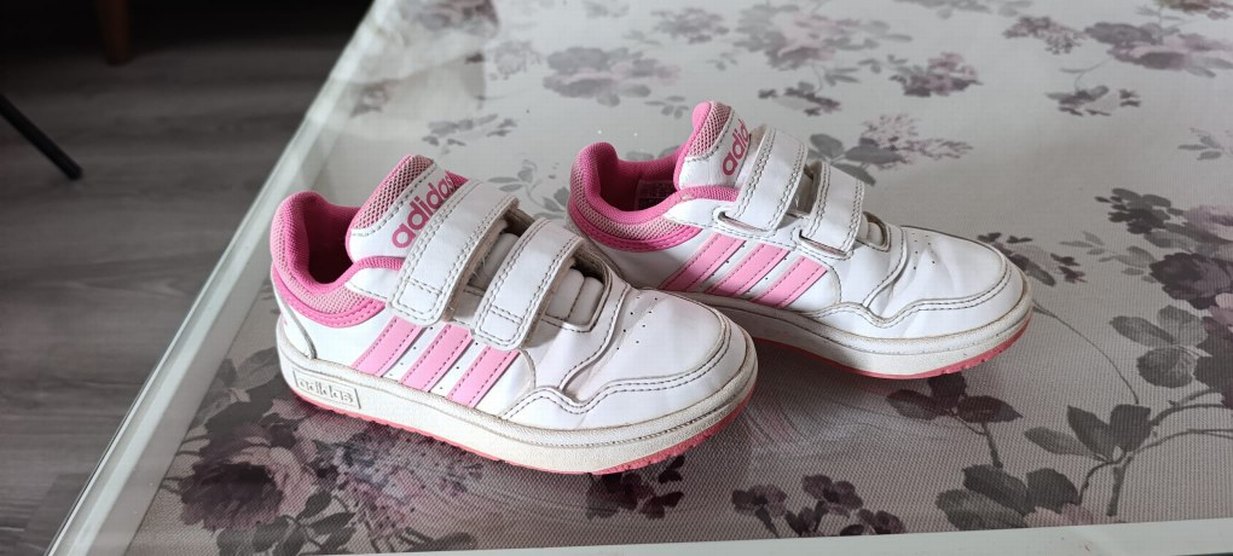 Kız Çocuk Beyaz Adidas Spor Ayakkabı - Görsel 2