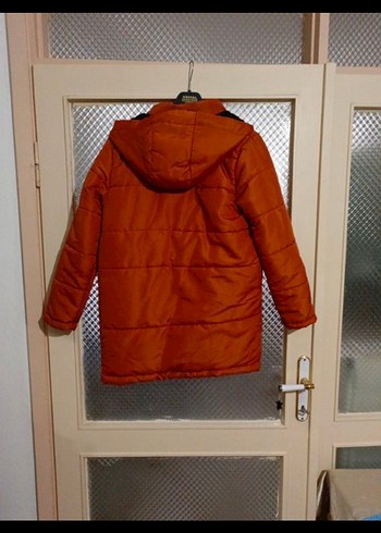 bakır renkte Kapüşonlu Erkek Çocuk Mont - Görsel 5