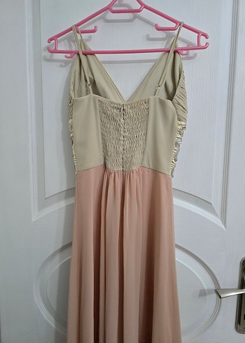 Pul İşlemeli Uzun Abiye Elbise - Görsel 3