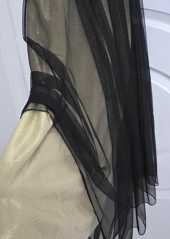 Taşlı Tüllü Kadın Abiye Elbise - Görsel 4